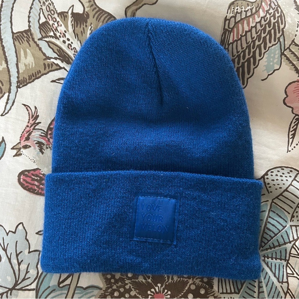 Love Your Melon Royal Blue Knit Hat